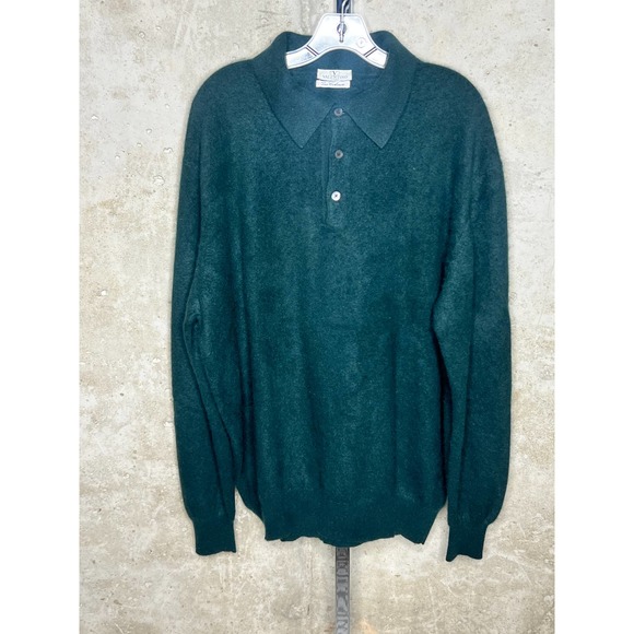 Valentino Other - Valentino Green 100% Cashmere Sweater Sz.2XL